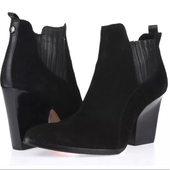 Donald J. Pliner Shoes - DONALD PILNER • black suede vale bootie